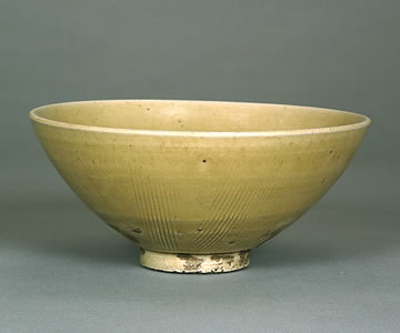 antique chinese celadon tea bowl